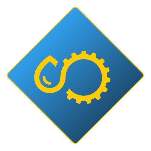 the pond digger service and repair icon